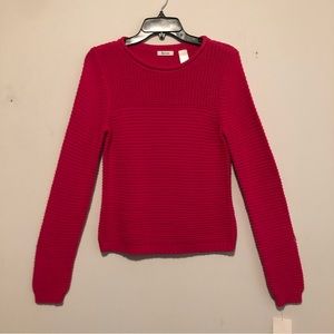 Liz & Co Fuchsia Sweater